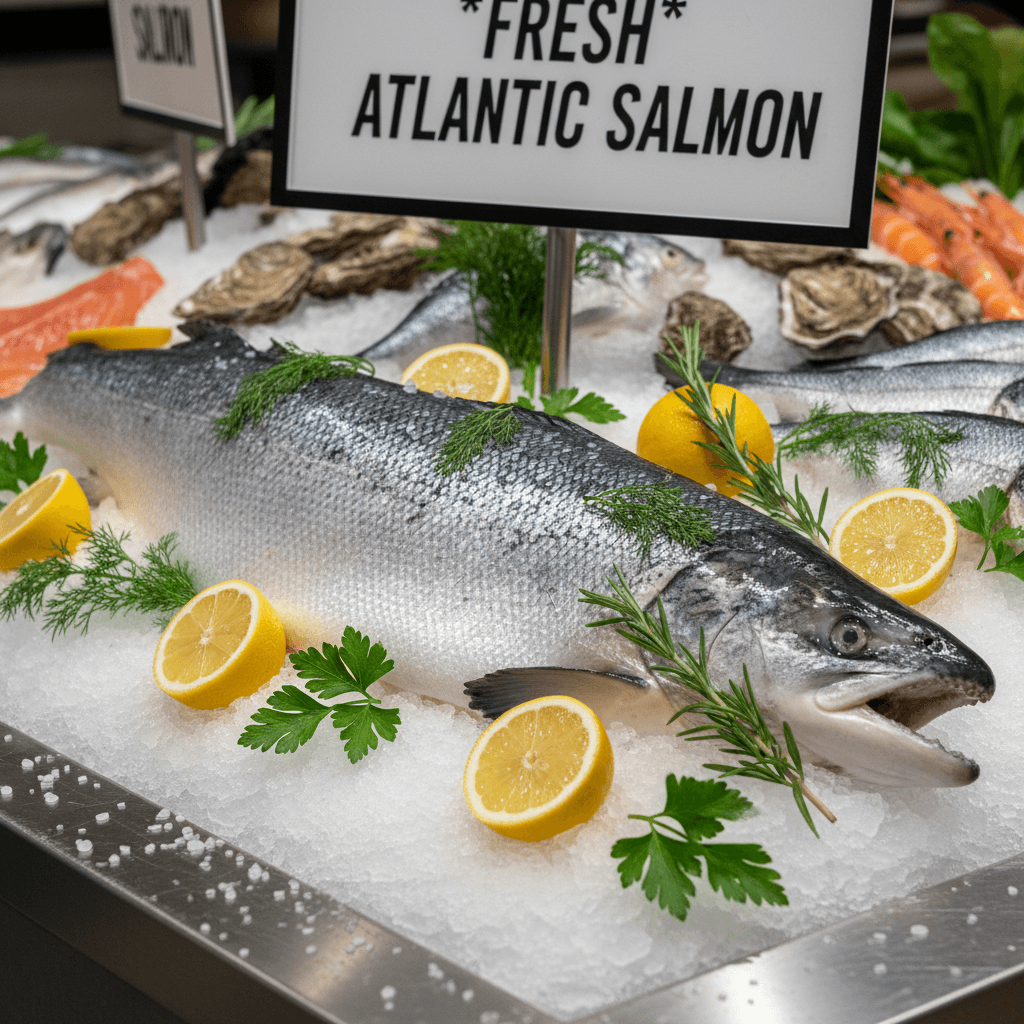 Premium Norwegian salmon fillet