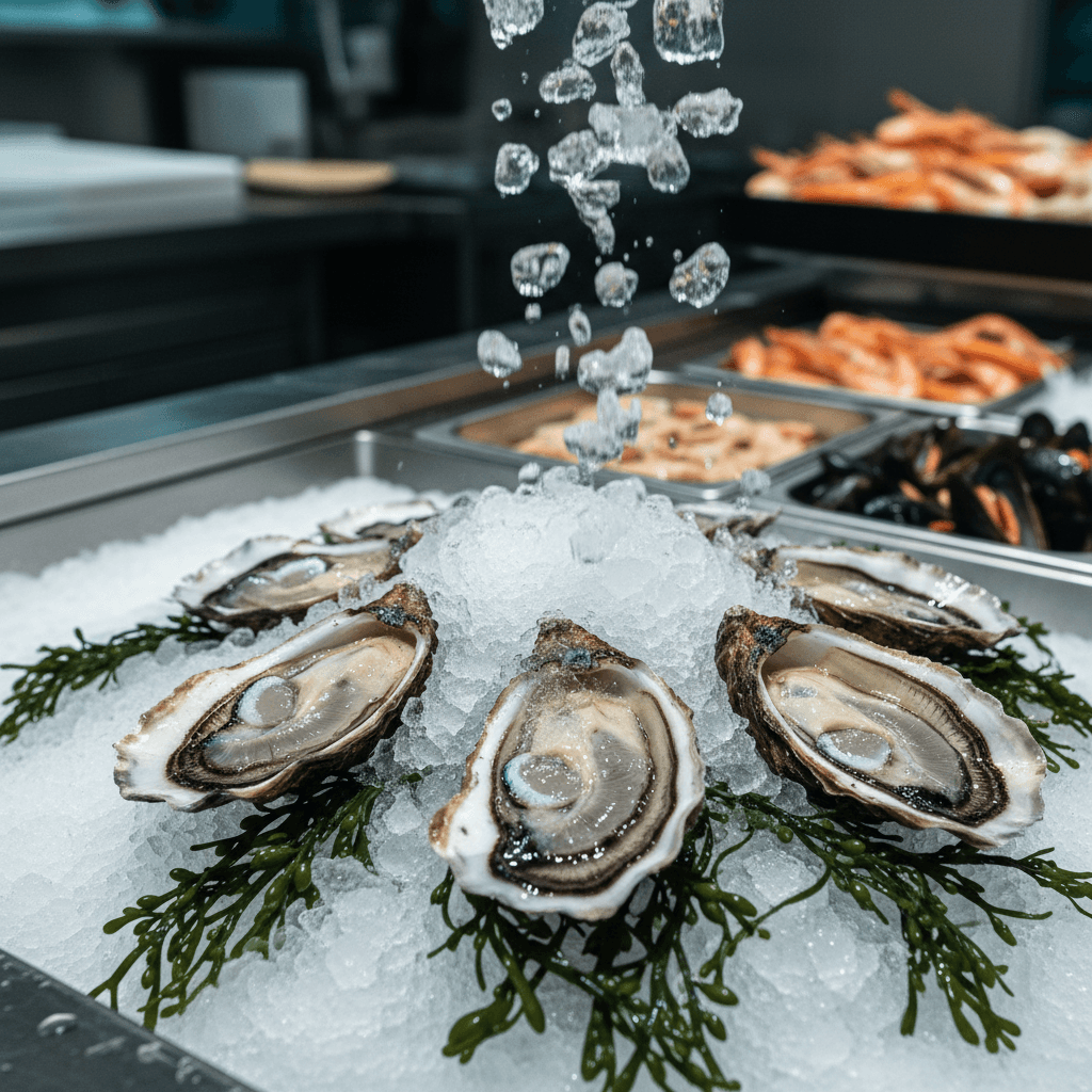 Scallops and mussels